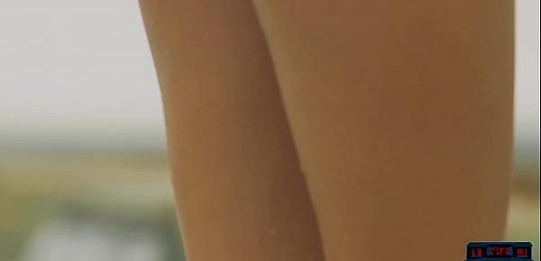  Gorgeous brunette teen strips off bikini for Playboy